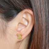 Earrings "Golden Rabbit"